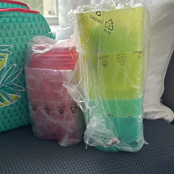 Tupperware Tropical Oasis Picnic Tote - Picture 3 of 5